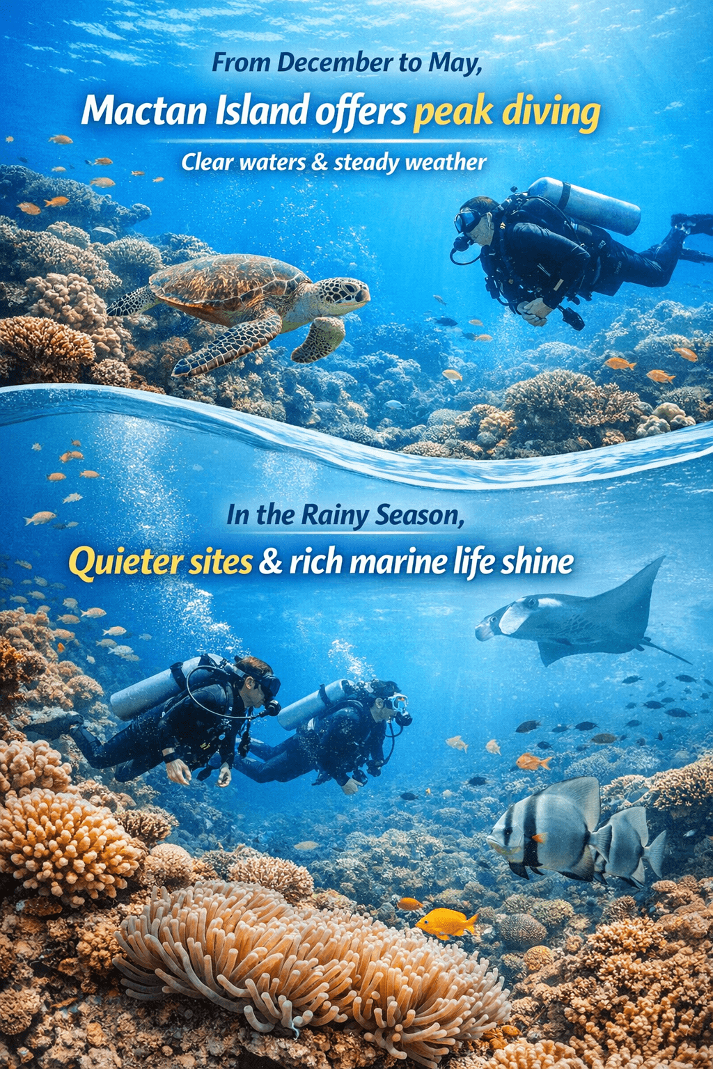 Best Diving Season in Mactan Island