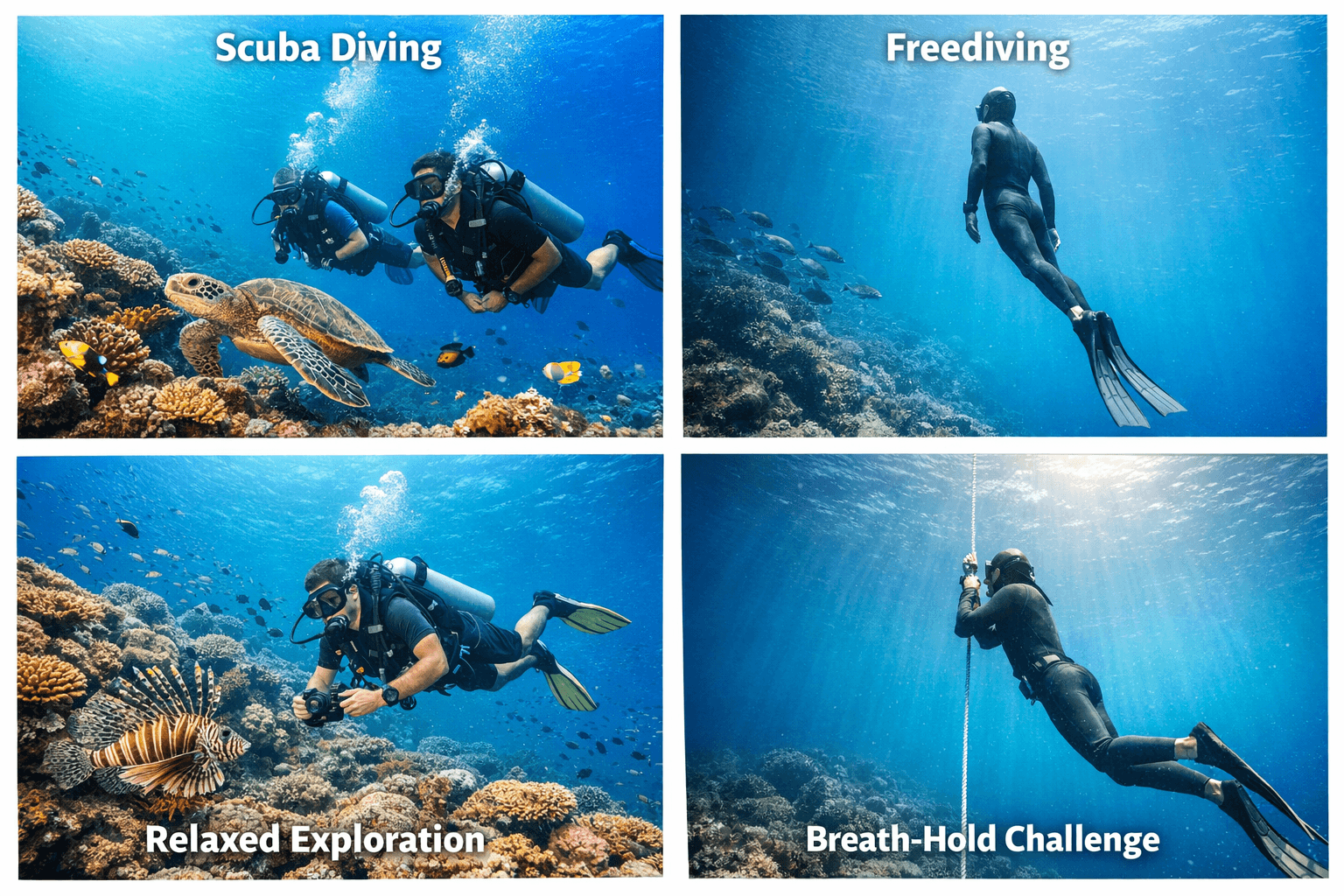 Scuba Diving vs Freediving: Which One Should You Try First?
